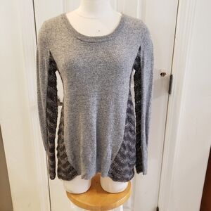 Skaist Taylor | Paneled Knit Alpaca Blend Sweater